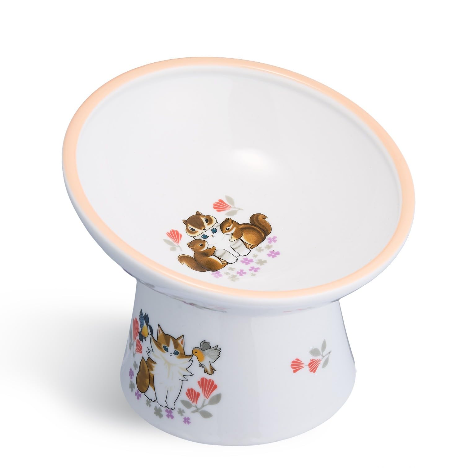 Amazon | 猫壱 猫用 脚付にゃにゃめフードボウル レギュラーmofusand